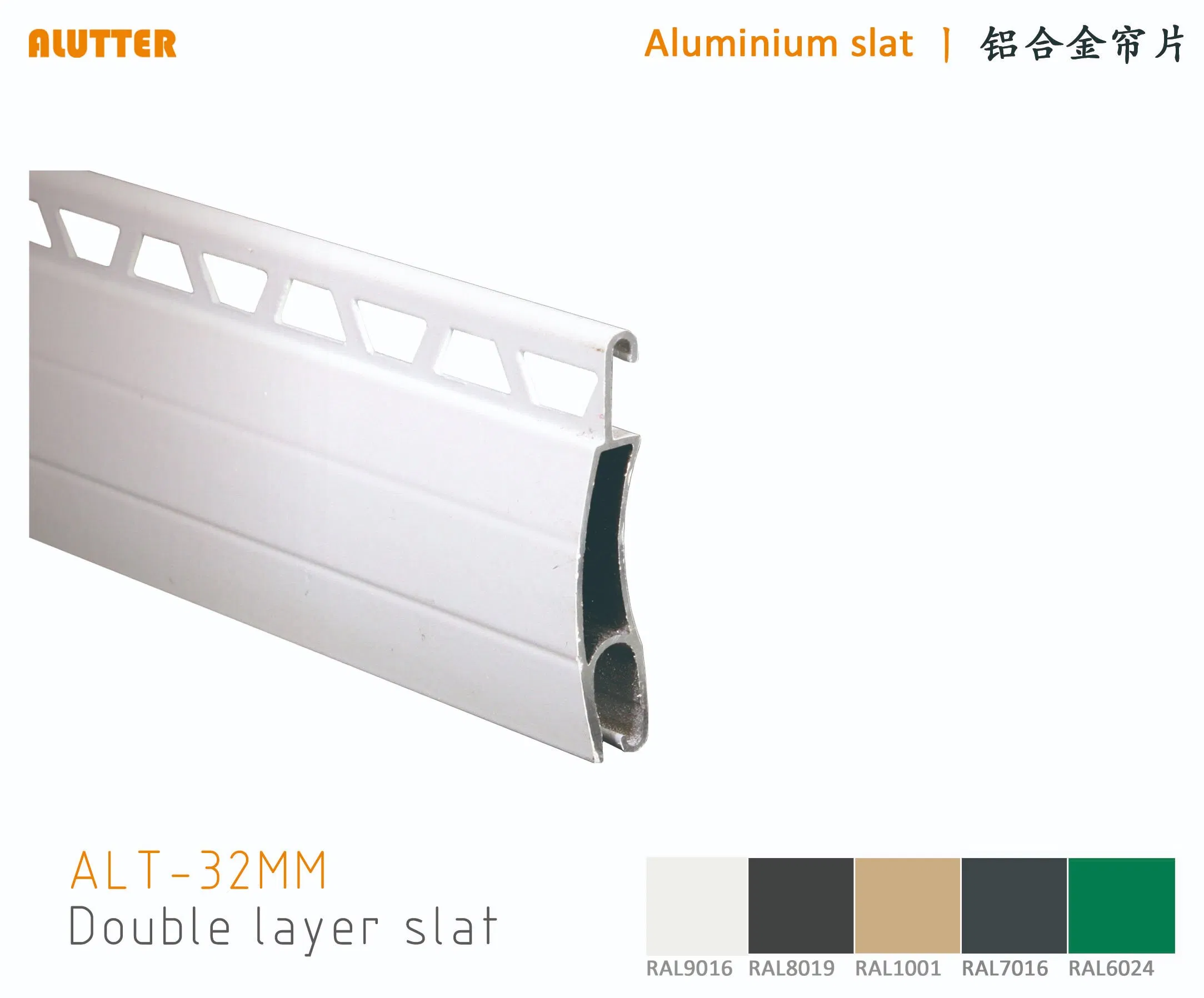 New Model Aluminum Roller Door / Steel Rolling Shutter Door Fow Garage Warehouse Use