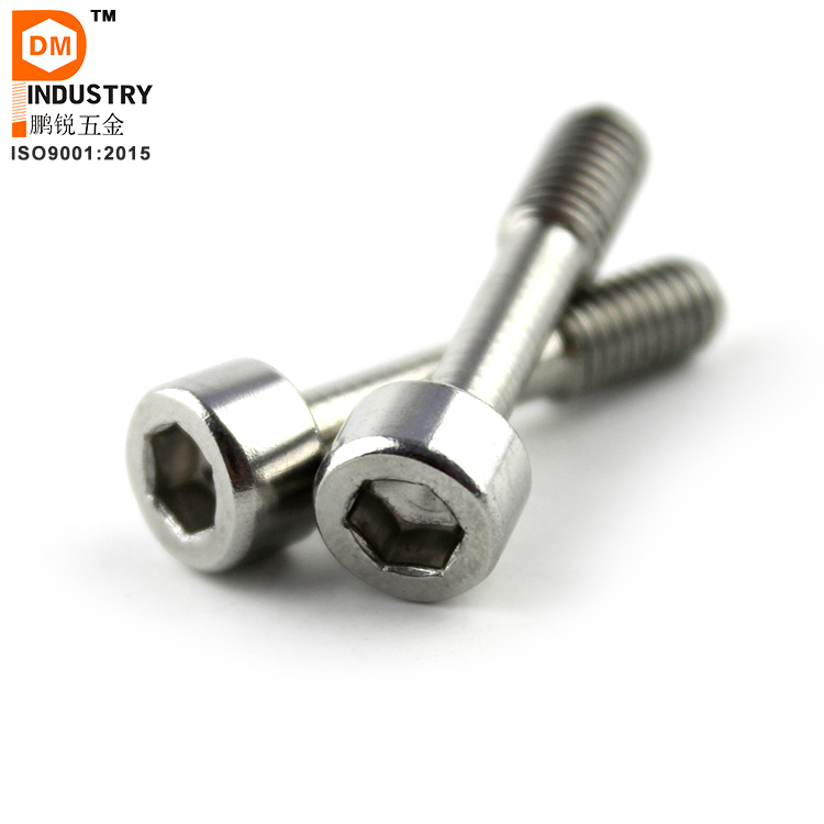 DIN912 Stainless Steel Socket Cap Head Reduced Shank Captive Screws