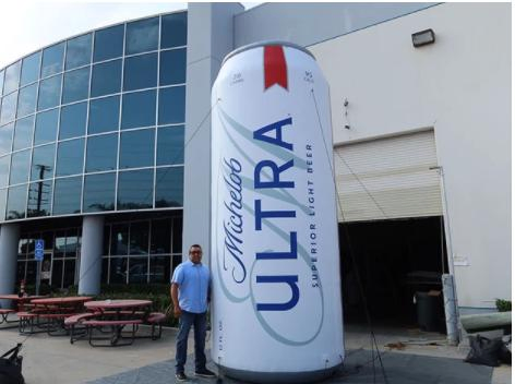 2023 New Advertising Inflatable Giant Bottle Can Replica for Sale