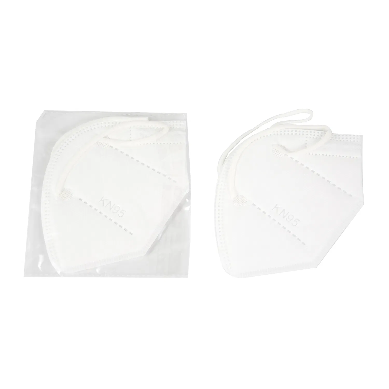 White Dustproof Soft Disposable Individually Wrapped Protection Masks