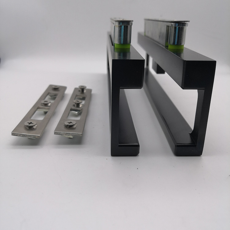 14mm Slim Aluminum Framed Profile Sliding Cavity Glass Pull Lock