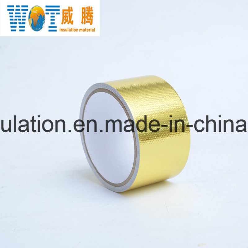 Golden E-Glass Self Adhesive Aluminum Fiberglass Insulation Tape Waterproof and Heat Resistant