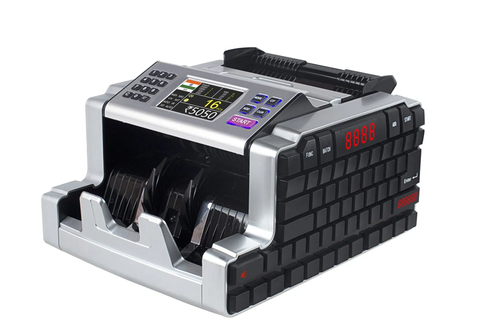 Mix Denomination Indonesian Rupiah Idr Mesin Hitung Uang Value Counter Banknote Counting Machine