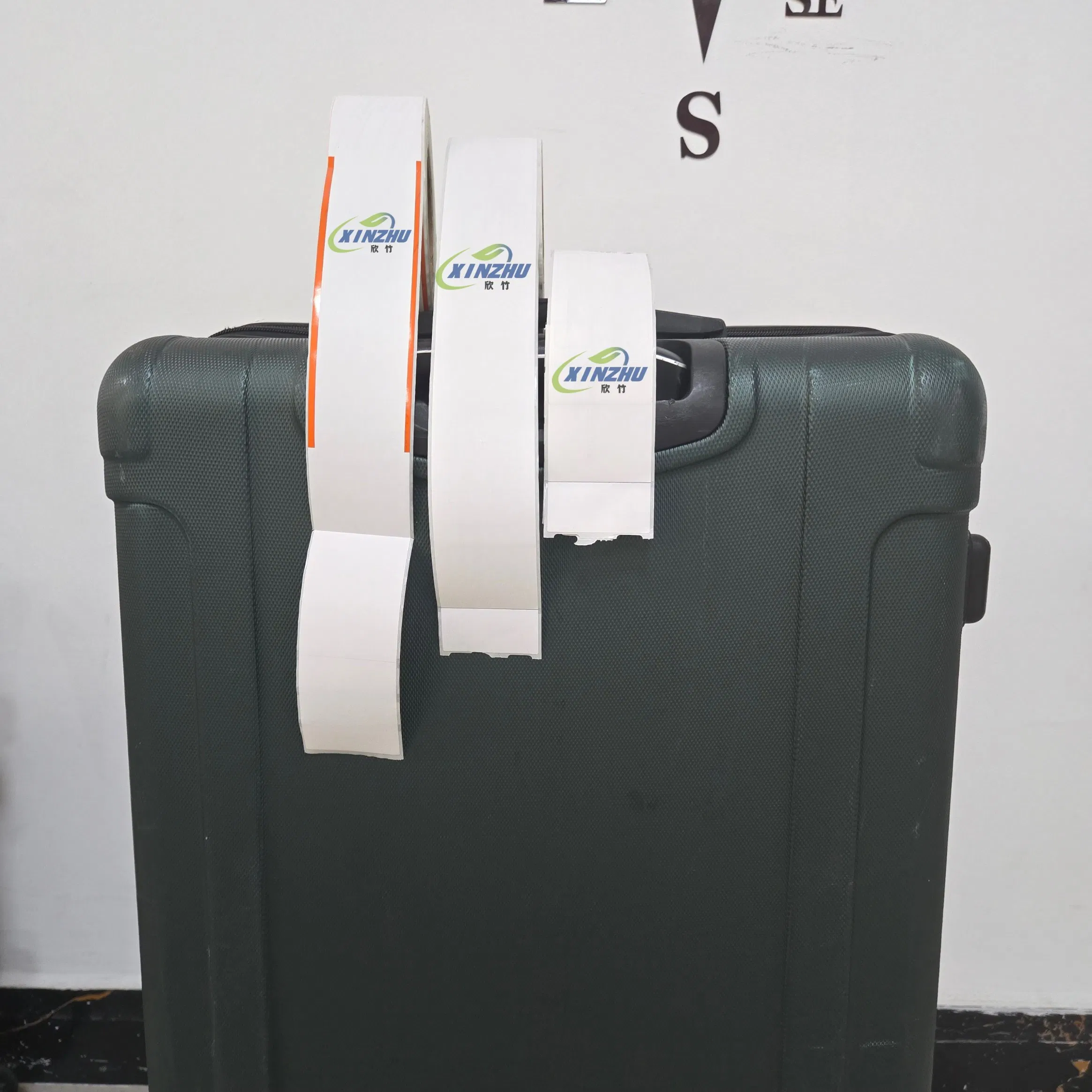 Airline Self Adhesive Thermal Label Baggage Tag for Airport Luggage Check