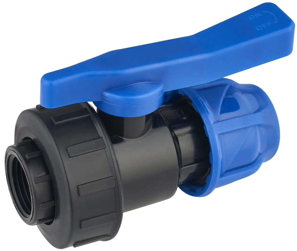 Drip Irrigation Ball Valve High Quality PP Plastic China Flange Water Equal Forged BSPT Green Pn16 Hexagon ISO9001