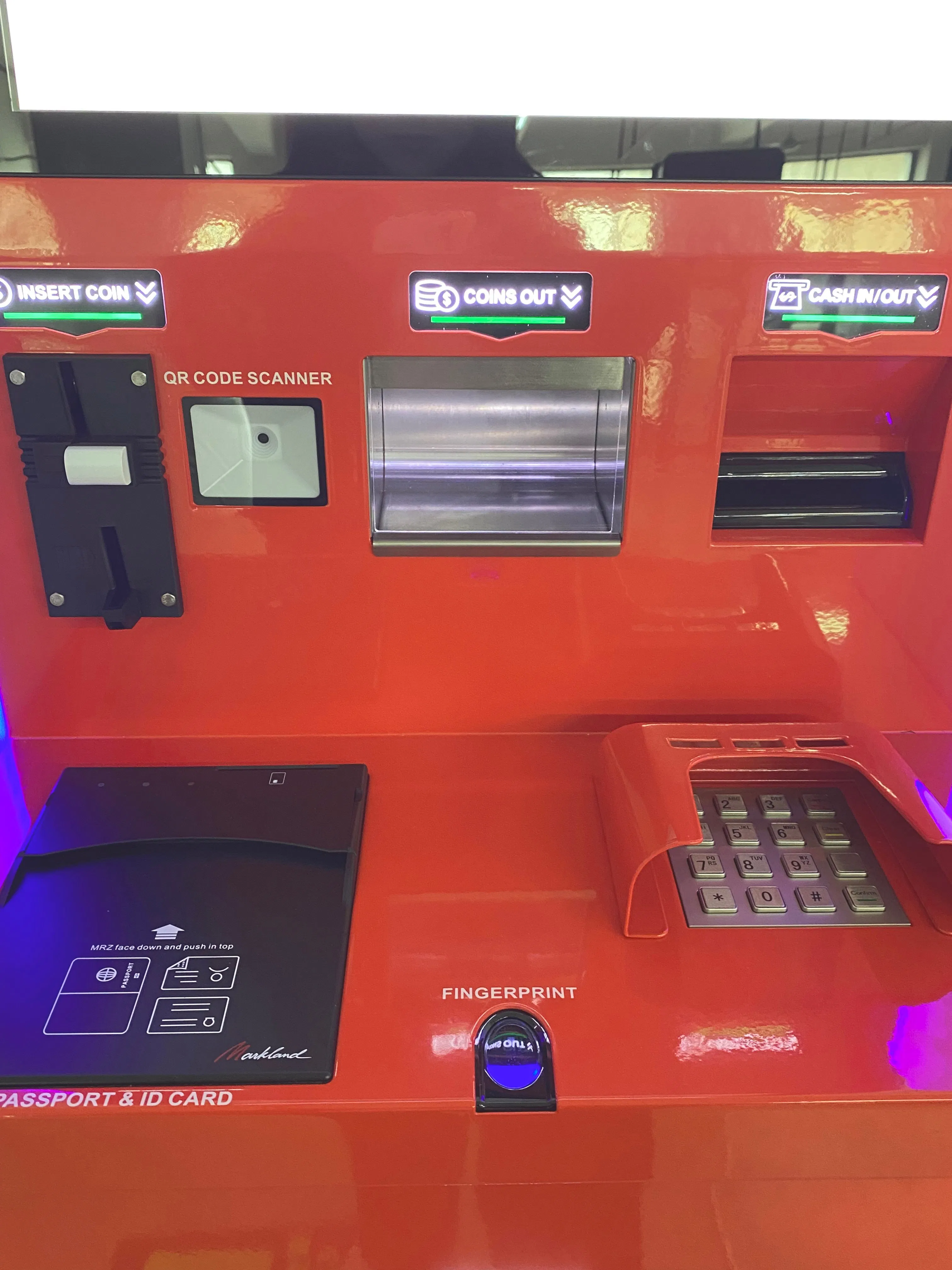 Hot Sale Casino Game Machine Coin Operated Cash Acceptor Dispenser Kiosk ATM Cdm OEM