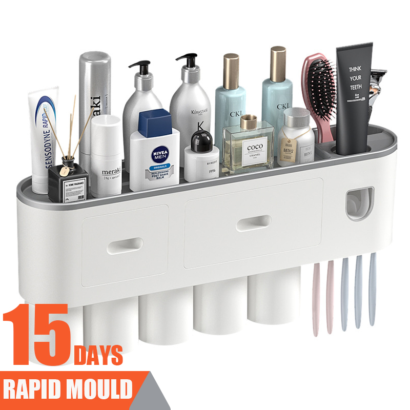 OEM/ODM Factory 3D Sticker Chinese Brush Holder for Toilet Sets