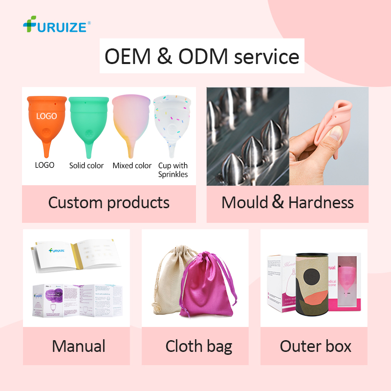 Eco-Friendly Feminine Reusable Medical Grade Silicone Hygiene Menstrual Cup Copa Menstrual