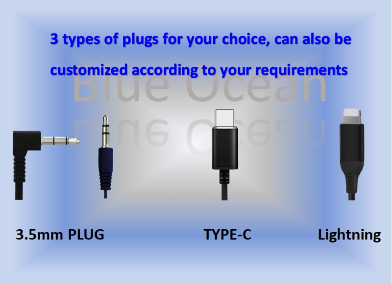 Wired Affordable Mono Ear Hanging Earphone for Tourists and Conferences