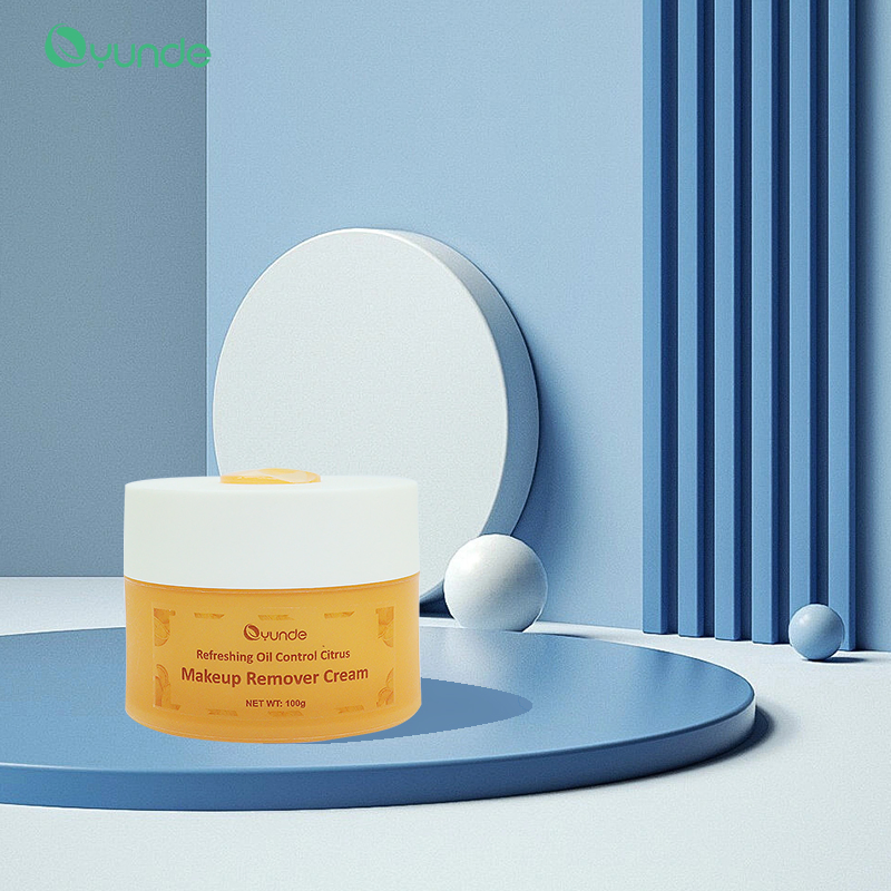 Natural Plant Extract Refreshing Oil Control Orange Makeup Remover Cream