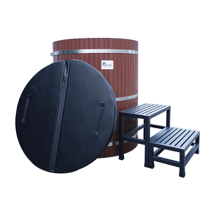 Durable Wood Ice Bath for Outdoor Sauna SPA