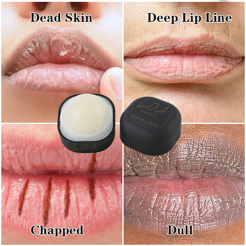 Moisturizing Fragrance Free Lip Balm Round Ball Natural Plumping Chapstick