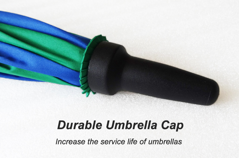 Green and Blue Match Color Club Double Wind Vented Golf Umbrella Price