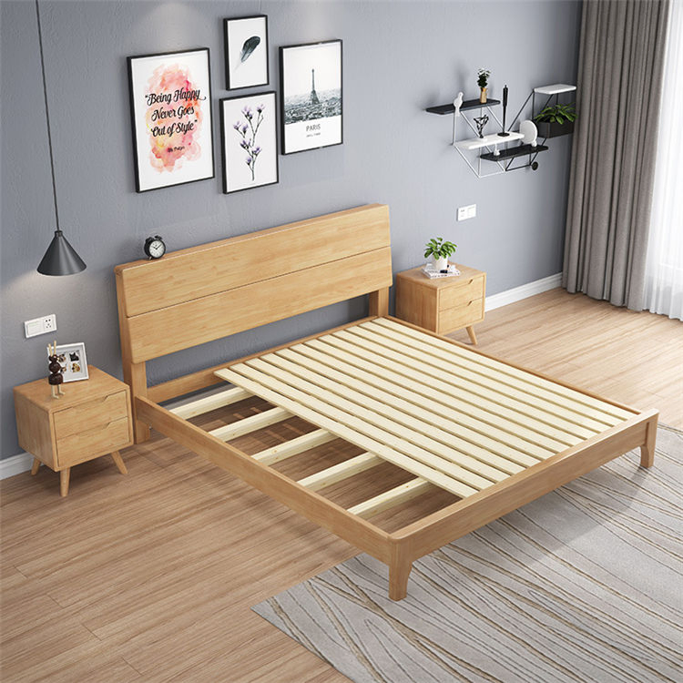 Bedroom Sets Solid Wood with Drawer Storage Box Home Furniture Bed