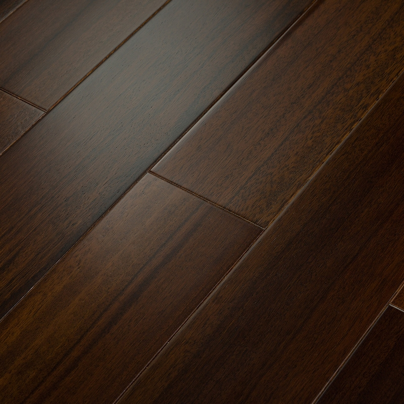 Bedroom Environmental Protection Red Sandalwood Log Pure Solid Wood Floor 0748