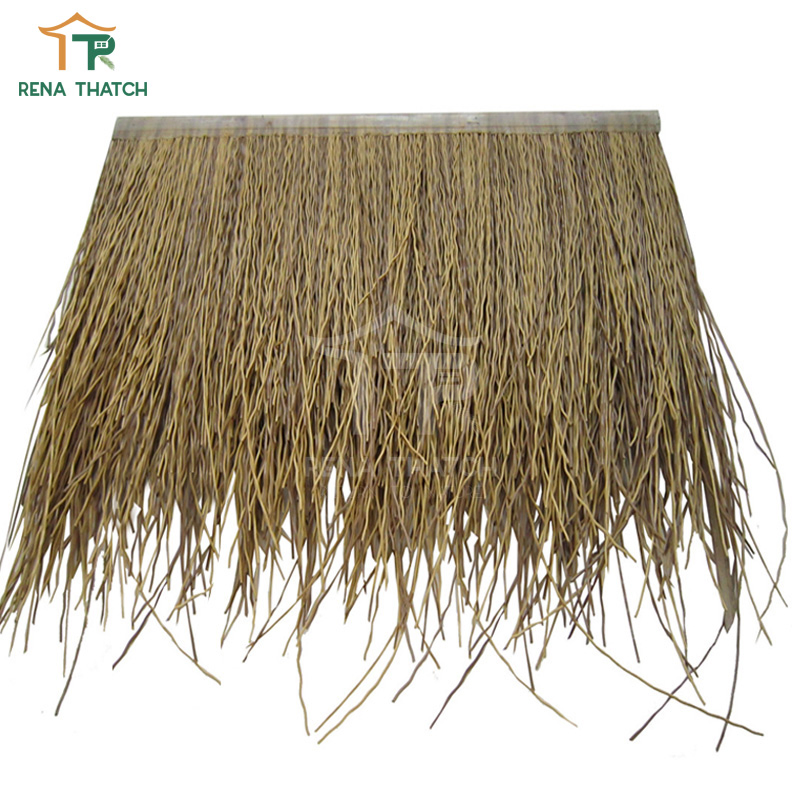 20 Years Warranty Plastic Palapa Thatch Artificial Thatch Roofing Plastic Synthetic Straw