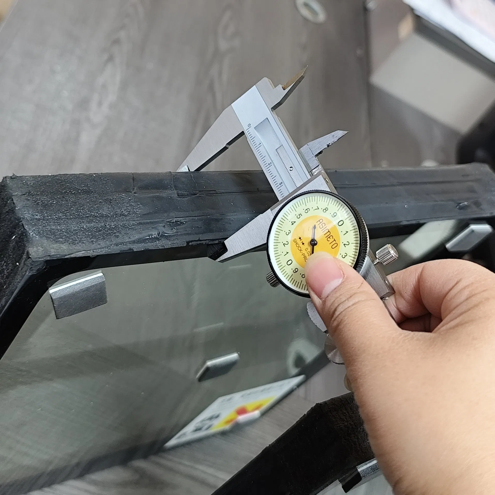 Guoxin Fireproof Security Glass 3.0h 25mm Powder Coated