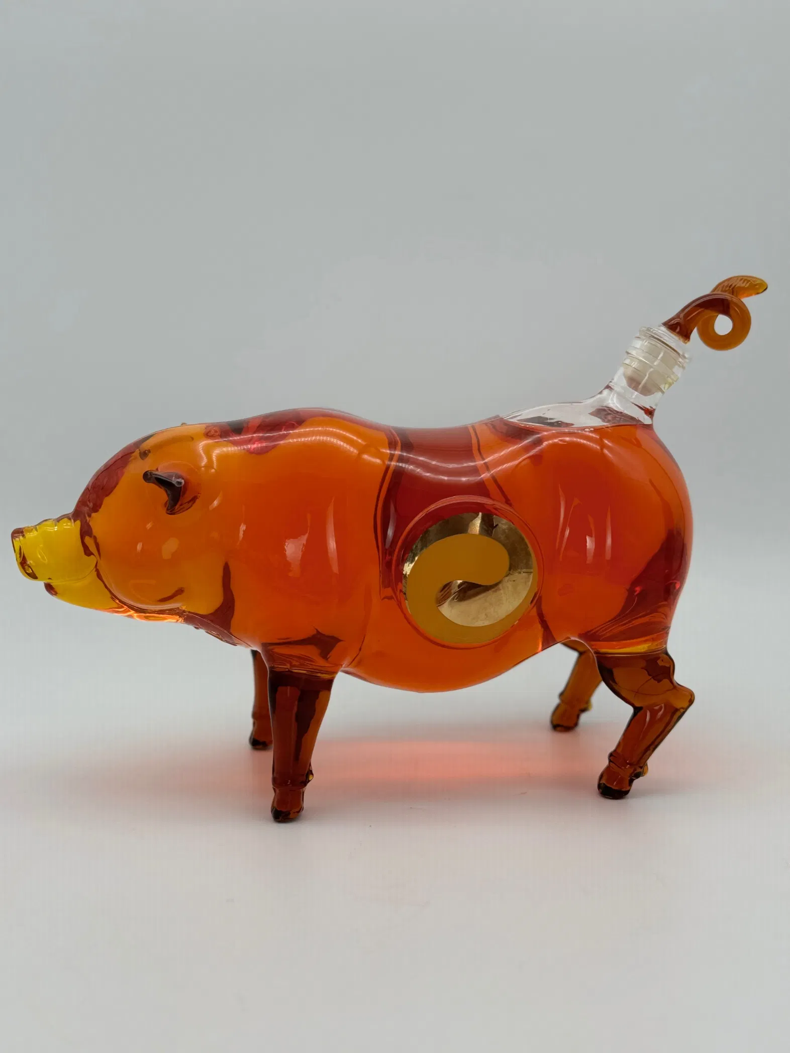 New Hot Sales Wine Decanter Whisky Decanter Glass Decanter High Borosilicate Glass Pig