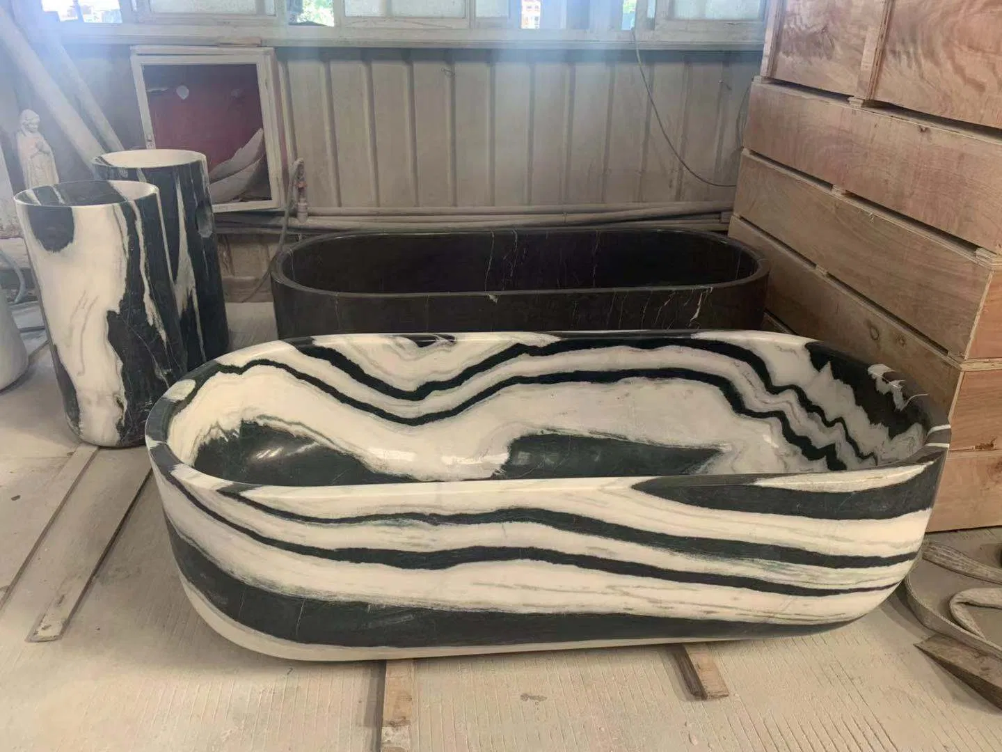 Мраморная ванна Freestanding для отелей и вилл