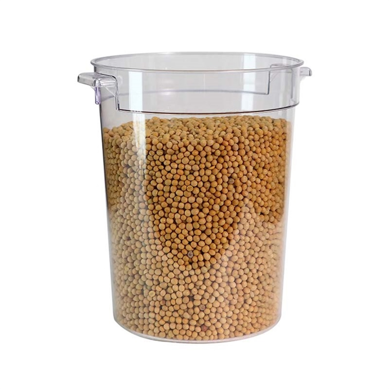 Kitchen Equipment Plastic Round Storage Container for Food