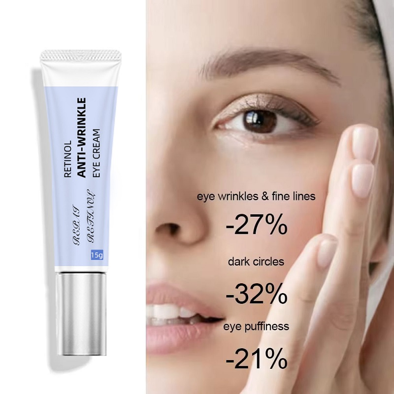 Factory Price Elastin Moisturizing and Anti Wrinkle Anti Dark Circle Black Retinol Anti-Wrinkle Eye Cream