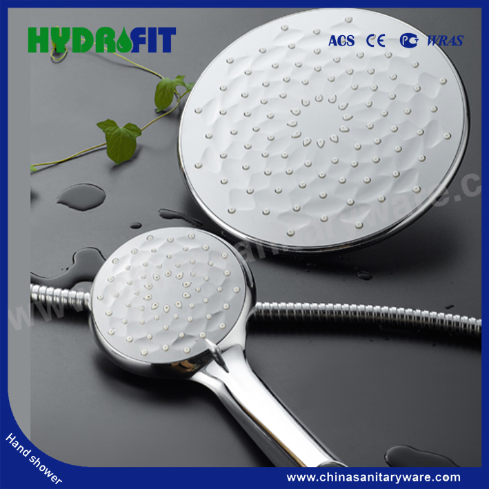 Factory Plastic Around Muti-Function Rainfall Top Sprayer with Nozzles Bathroom Shower Head