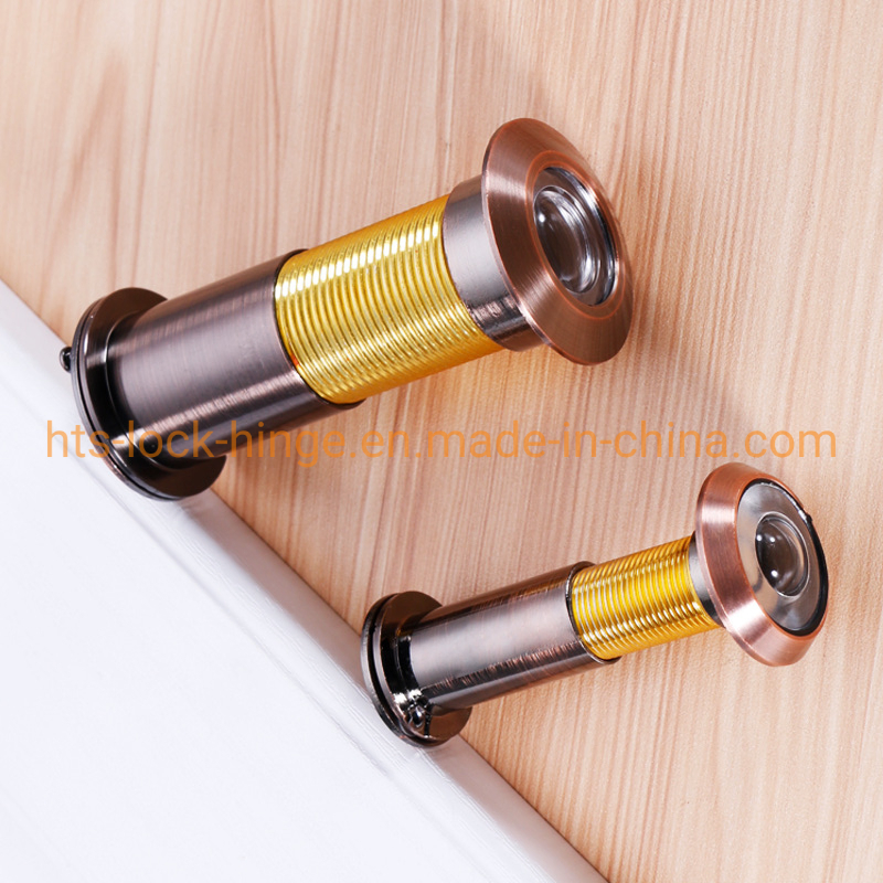 Viewer Door Eye Peehpole 200 Degree Wide Angle with Rotating Privacy Cover by Zinc Alloy Door Viewer