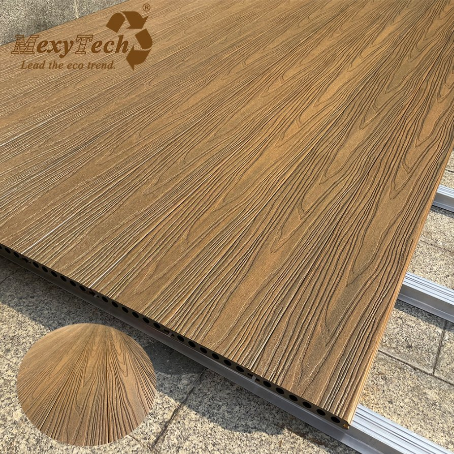 Outdoor WPC No Gap Wood Composite Decking Board