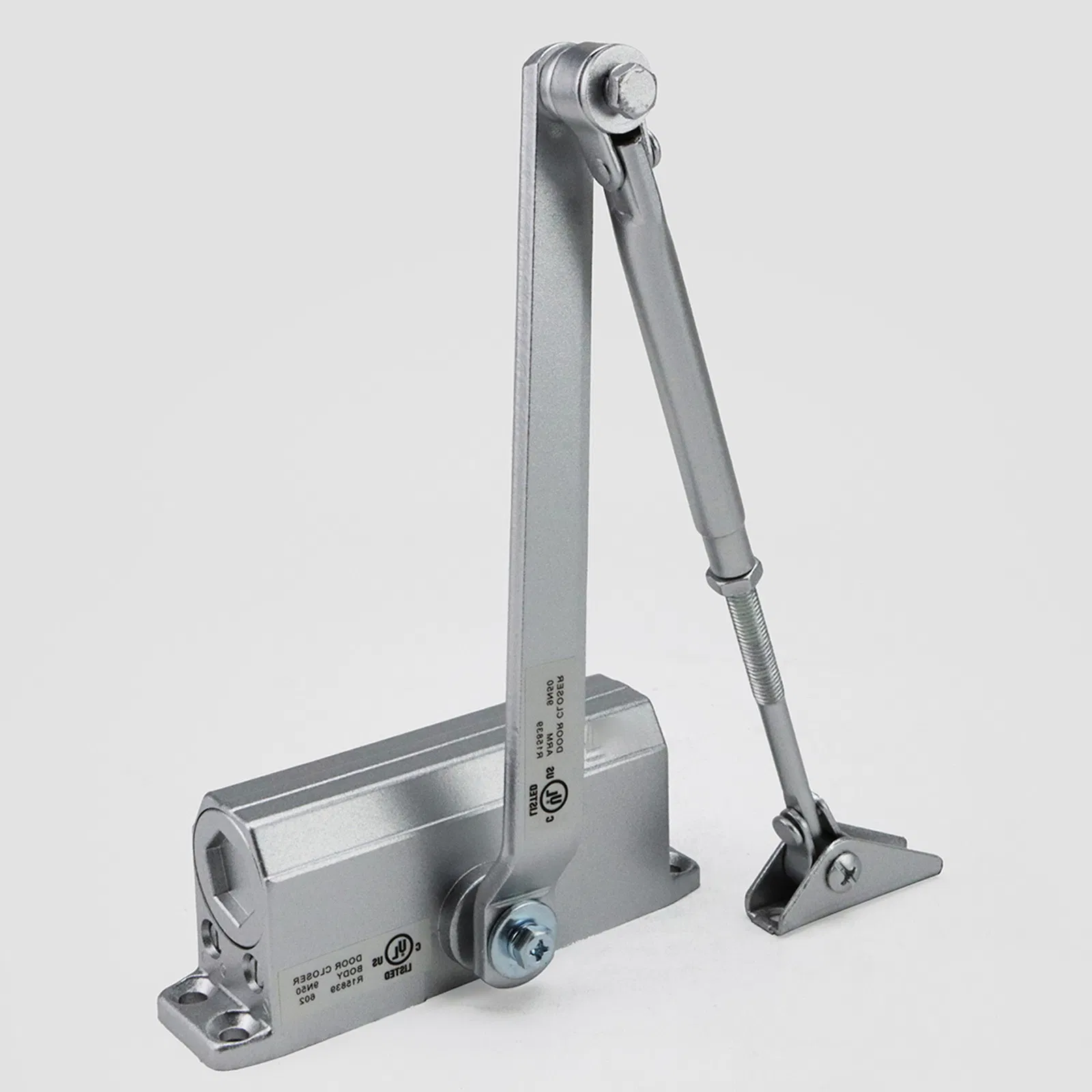 Aluminum Fire Rated Two Speed Hydraulic Door Closer for Heavy Outside Door