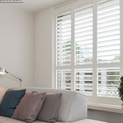 China Imported Wood Shutters Plantation Louvers Supplier
