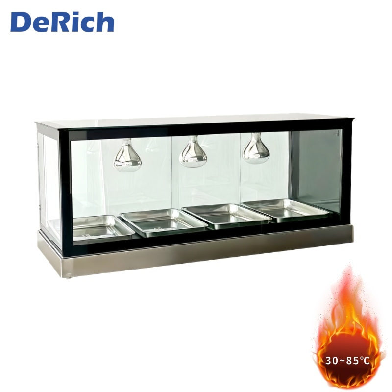 Shandong Derich Roast Duck Roast Chicken Heating Display Hot-Drinks Insulation Storage Cabinet