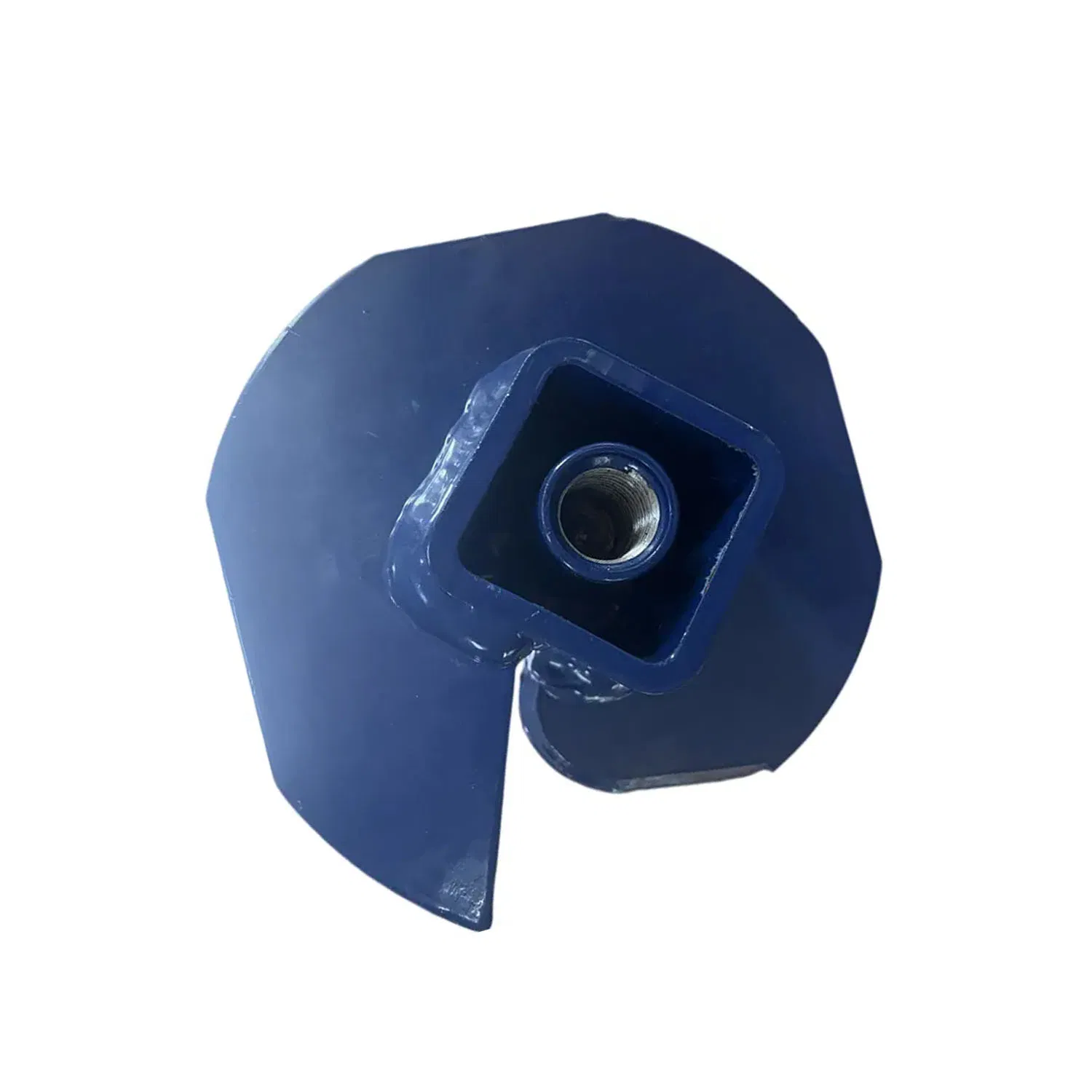 Factory Customized Painting Blue Color Square Pipe Welded Screw Helical Pile