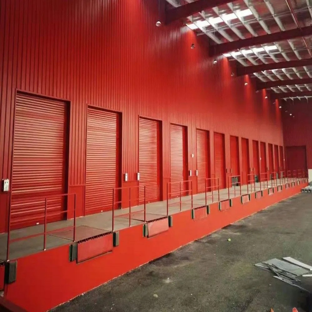 Industrial Exterior & Interior Automatic Remote Controlled Automatic Sectional Galvanized Steel Fire Rolling up Roller Doors