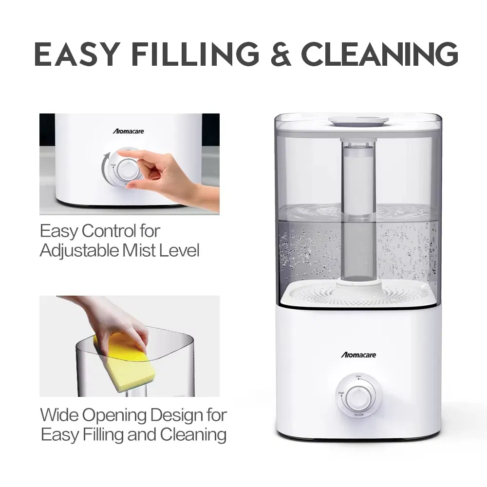 Quiet 5L Humidifier Low-Power 24 dB Filter Portable Smoke USB Purifier Mini Anion Air Purifier for Stress Relief