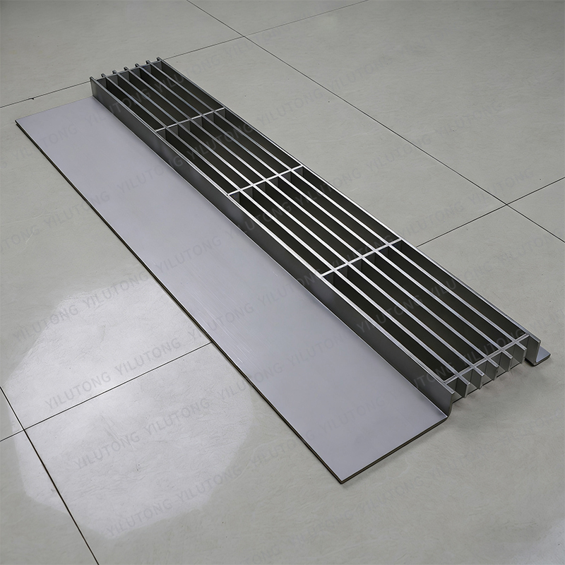 Premium Stainless Steel Linear Drain Channel Cover for Outdoor Use