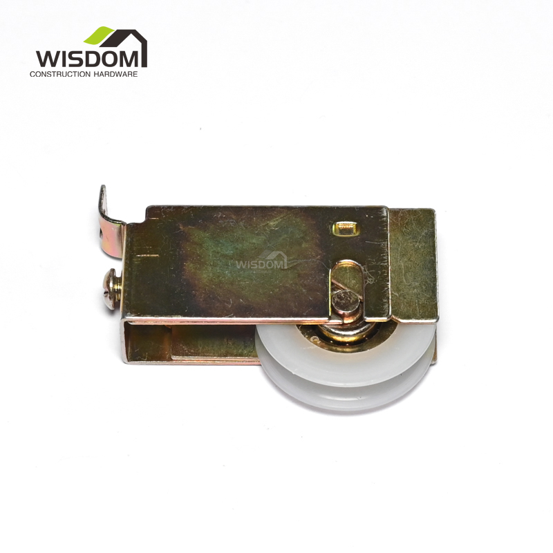 Zinc Color Nylon Roller Ball Bearings for Sliding Window Door UPVC Sliding Nylon Windows Single Roller Adjustable Wheels