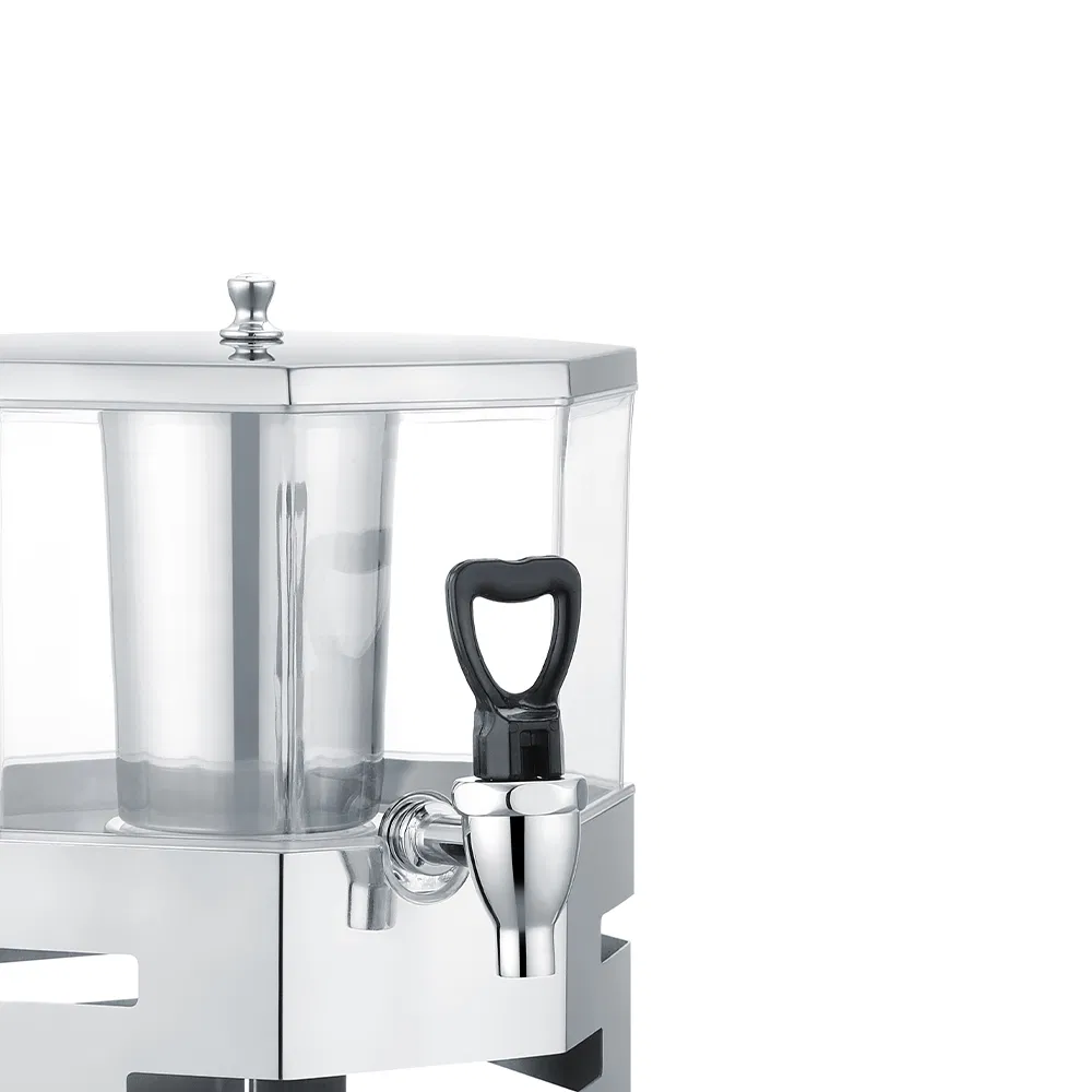 Xiangsheng 8L Golden Stainless Steel Juice Dispenser Overlapping Double Layer Drink Dispenser