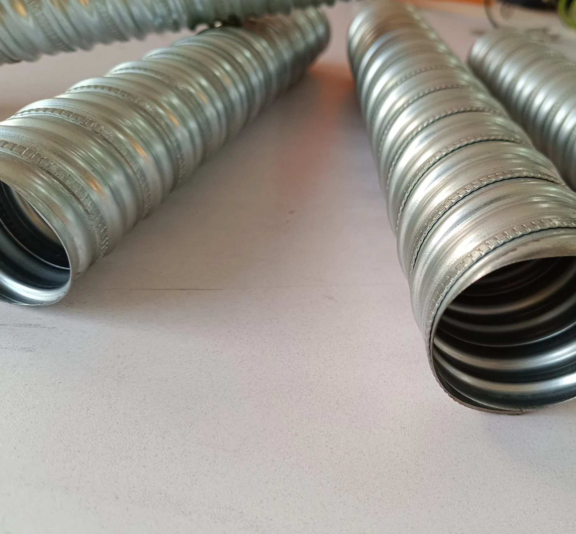 Post Tension Round Metal Material Galvanized Corrugated Duct
