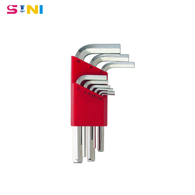 Hardware Tools Labor-Saving L Shaped Hex Key Wrench Set Allen Wrenches Ball Point Hexagonal Socket Wrench Set
