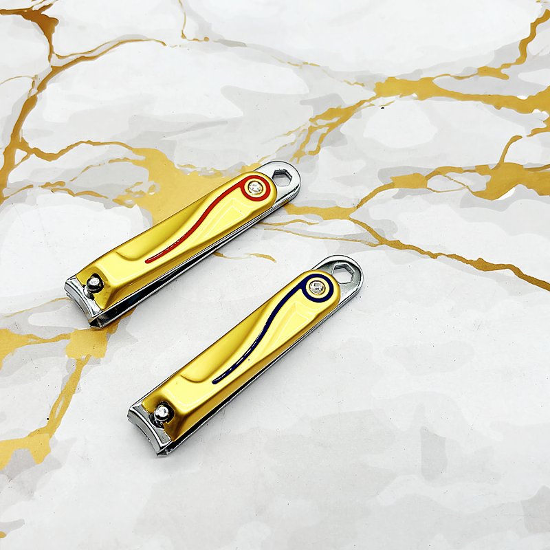 SSS 603c-4 Wholesale of High-End Golden Nail Clipper Sets From The Manufacturer, Providing Carbon Steel Nail and Manicure Tools