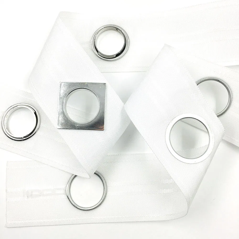 Professional White Polyester Nylon Curtain Eyelet Tape Eyelet Tape for Curtains