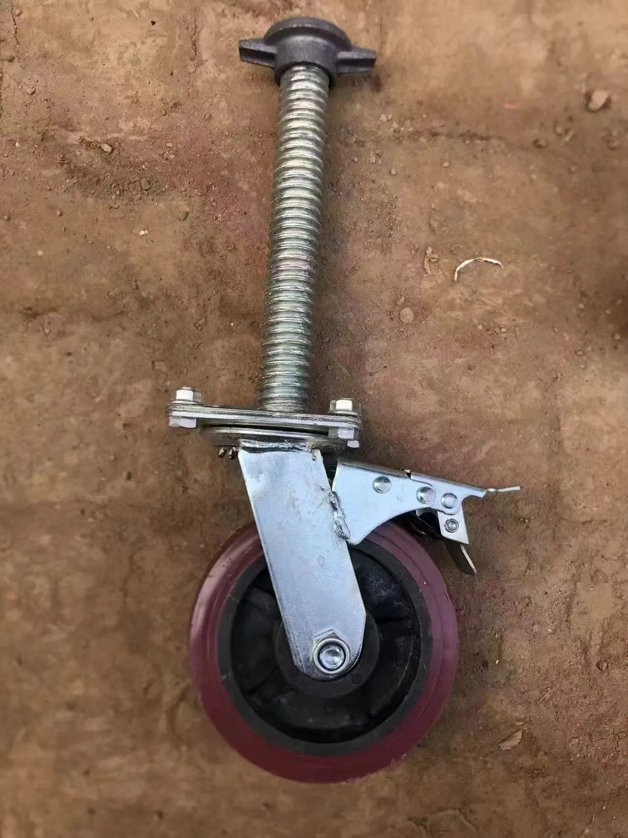 Heavy Duty Steel Caster Wheels for Mobile Scaffolding Construction Sale