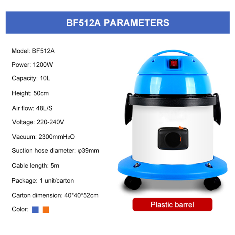 Factory Price Wet/Dry Vacuum Cleaner/Cleaning Machine for Auto Workshop with 10L Capacity