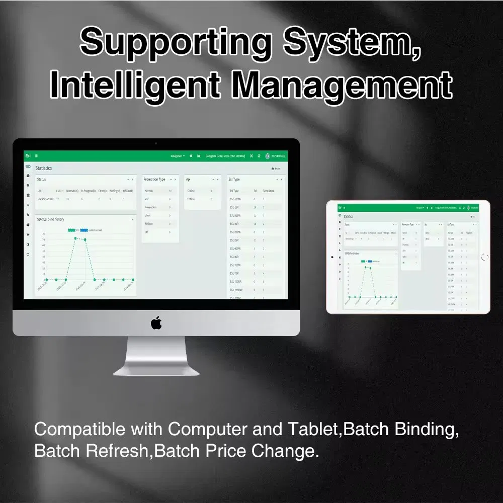 Supermarket Shelf 5.83-Inch Retail Electronic Ink Screen Display Price Tag