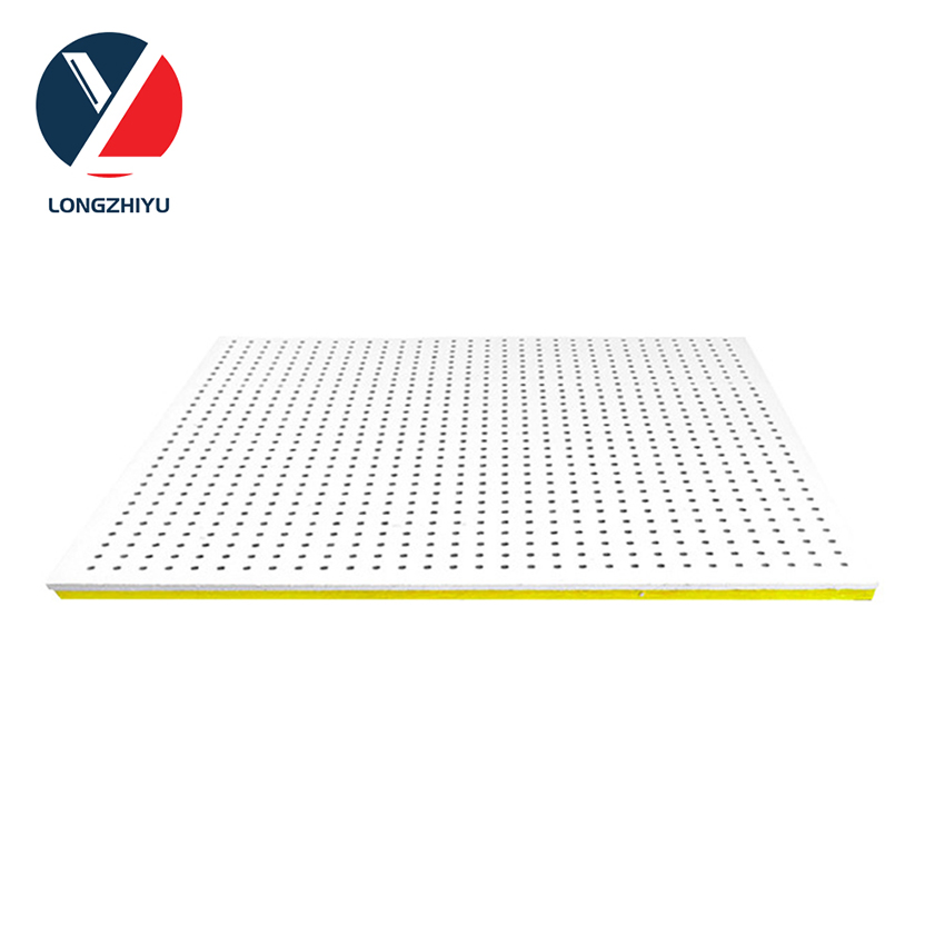 Building Material Hospital Ceiling Calcium Silicate Perforated Composite Sound-Absorbing Board