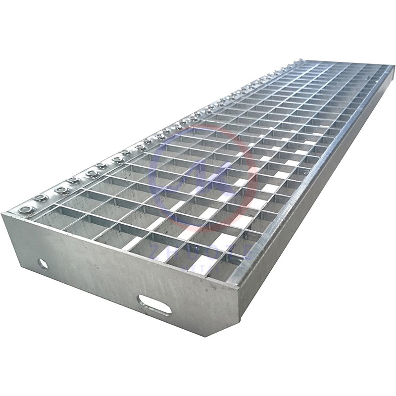 Serrated Stair Tread with Anti-Slip Safety Feature