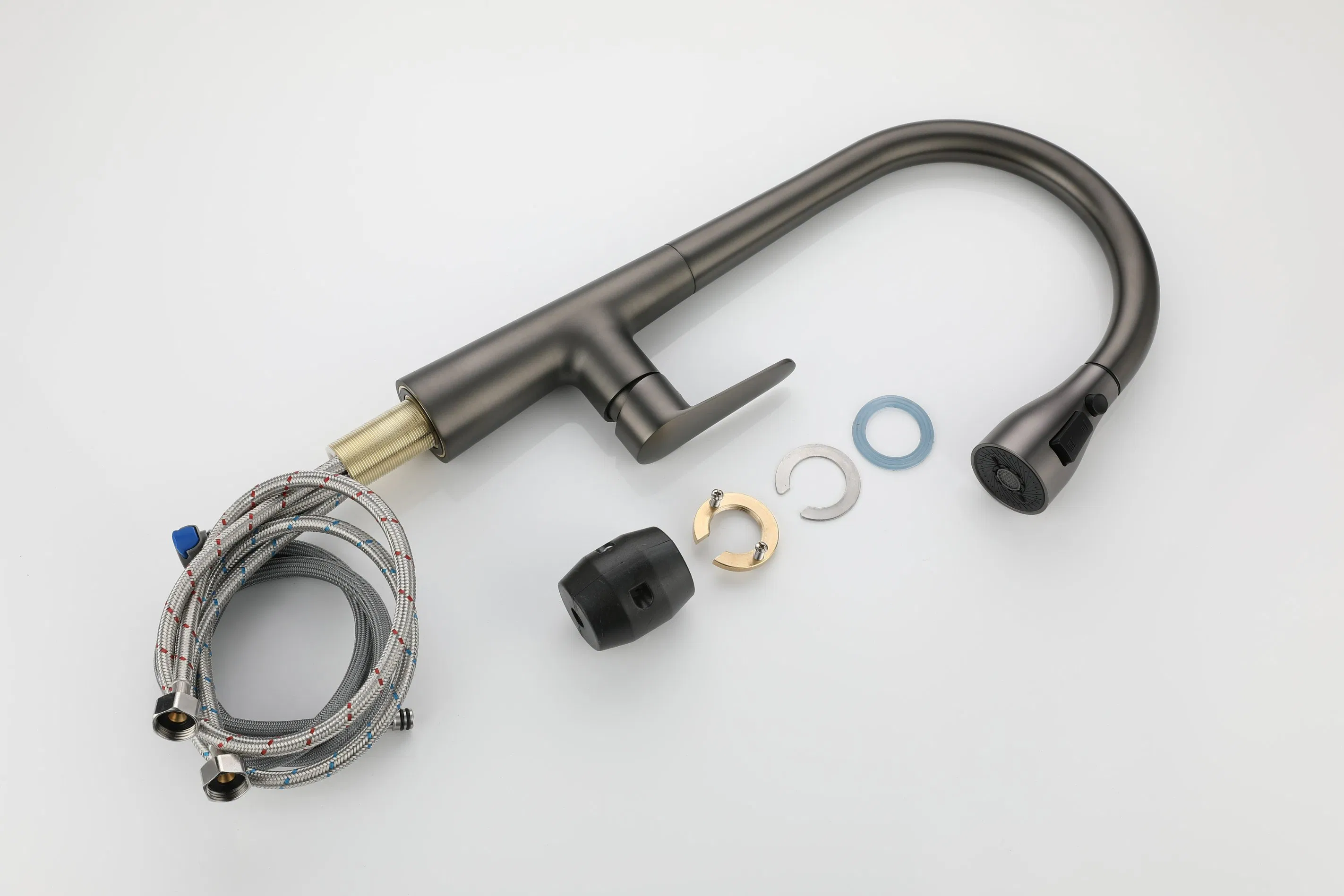 Laodonbath Luxury Pull out Kitchen Faucet Single Hole Kitchen Faucet