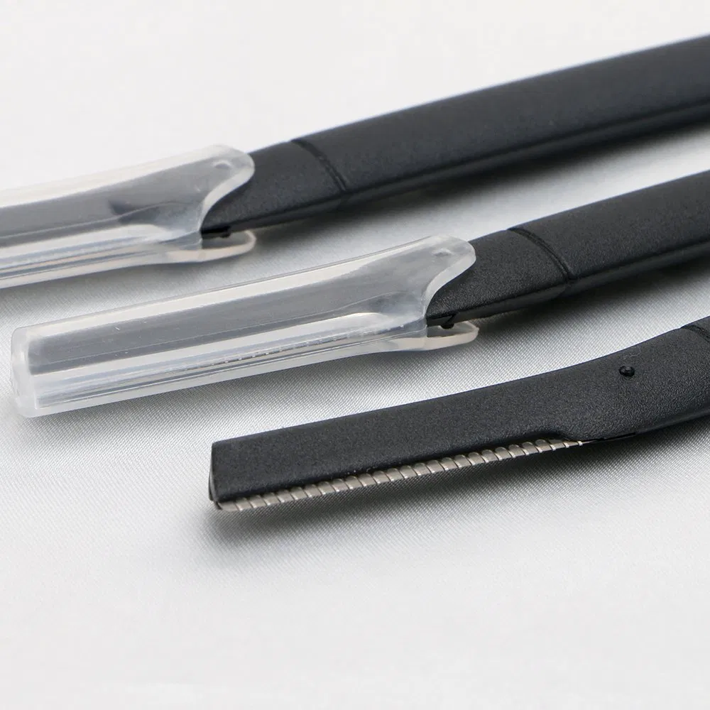 Free Sample Eyebrow Razor Private Label Black Women Eyebrow Razor Set