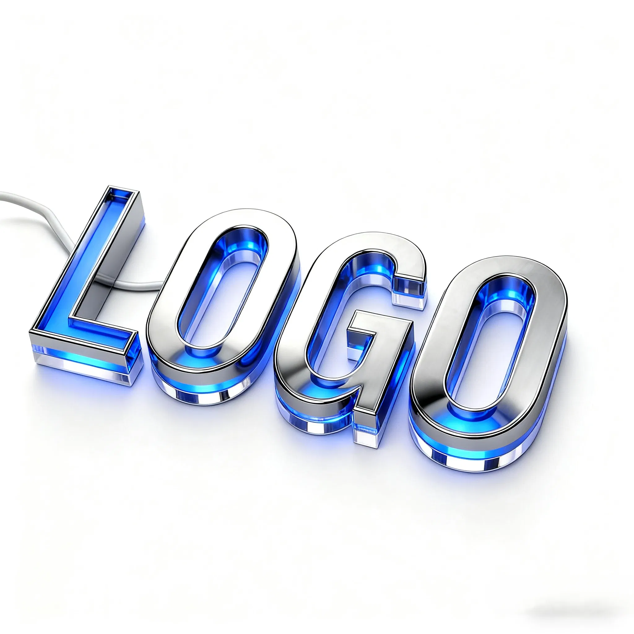 Customized Business Letter Channel Signage Signs Acrylic Backlit Logo Sign 3D Sign