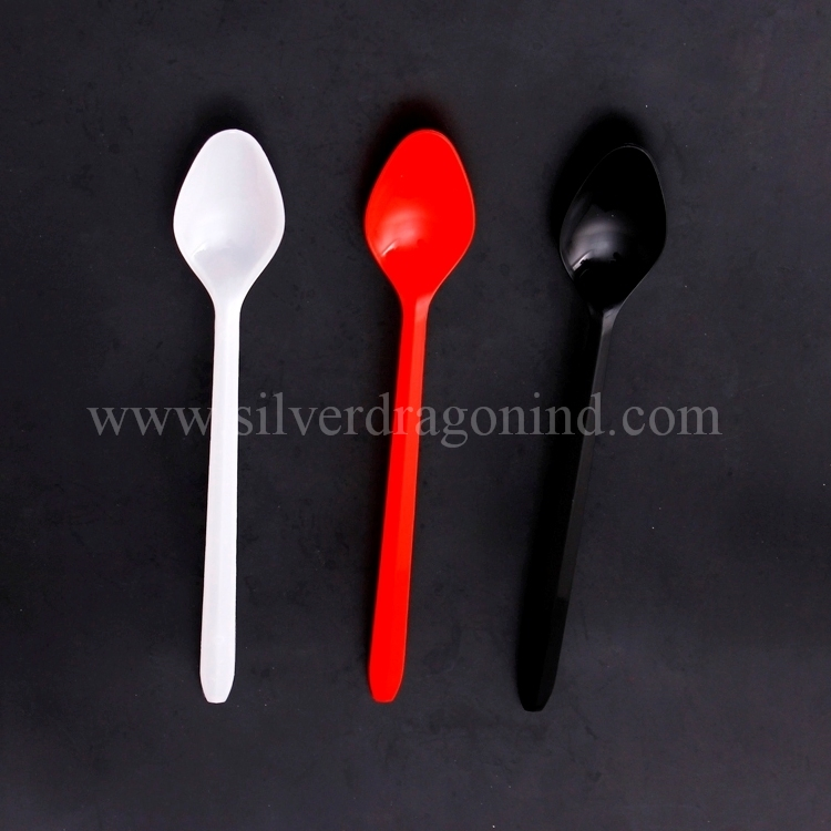 Custom PP/PS Disposable Plastic Spoon, Teaspoon, Coffee/Dessert/Icecream Spoon
